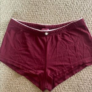 Edikted Burgundy Lounge Panties